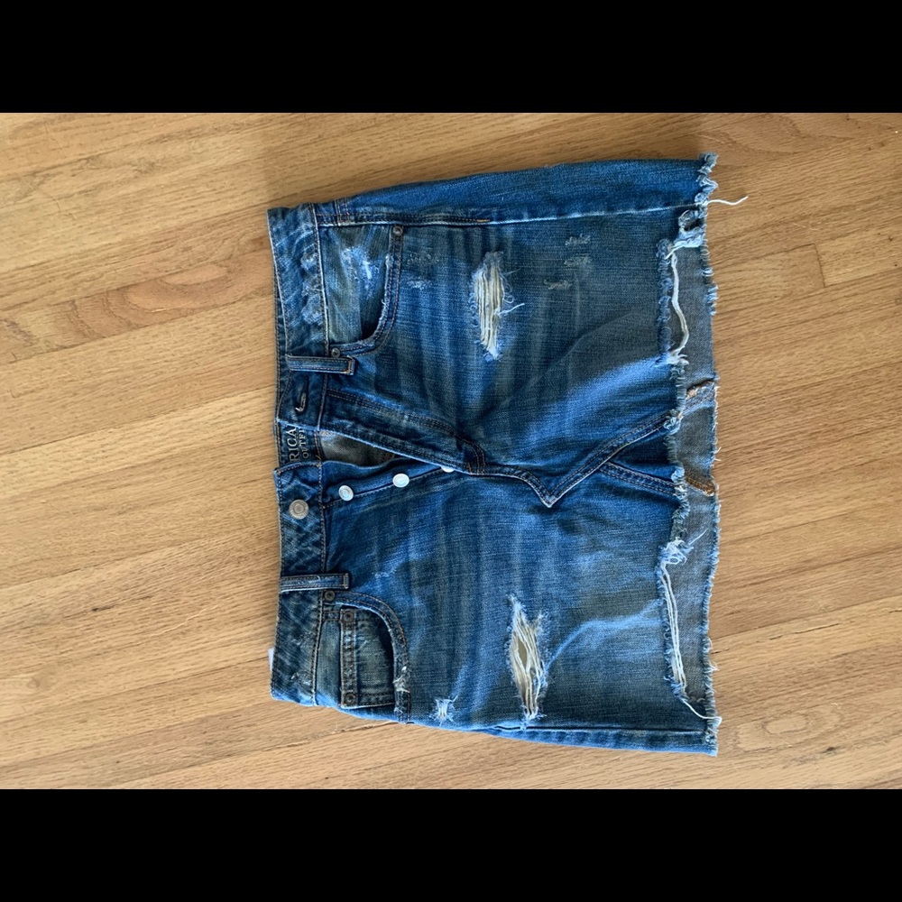 American eagle denim skirt
